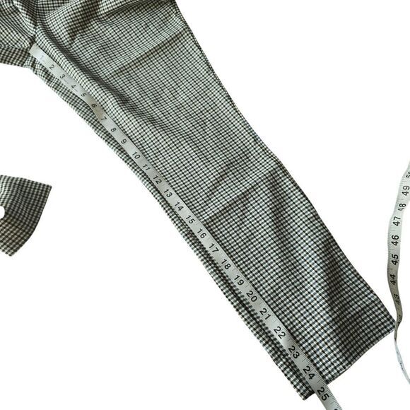 GAP NWT Signature Mini Houndstooth Blue Black Skinny Ankle Pants Women's 4 P - Picture 11 of 12